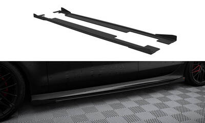 Street Pro Side Skirts Diffusers + Flaps Audi A7 RS7 Look C7