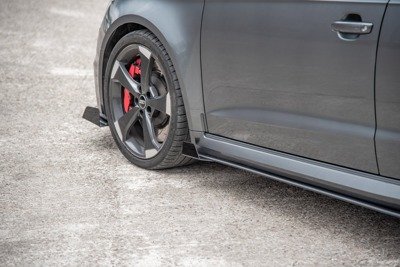 Street Pro Side Skirts Diffusers + Flaps Audi RS3 8V Sportback