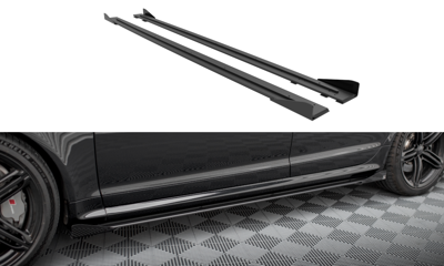 Street Pro Side Skirts Diffusers + Flaps Audi RS6 Avant C6