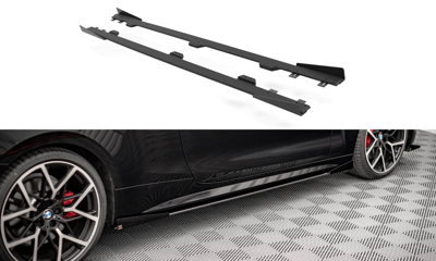 Street Pro Side Skirts Diffusers + Flaps BMW 4 M-Pack / M440i G22 / G23 / G22 Facelift / G23 Facelift