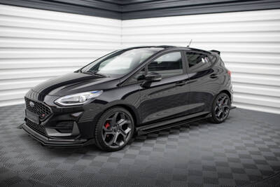 Street Pro Side Skirts Diffusers + Flaps Ford Fiesta  ST / ST-Line Mk8