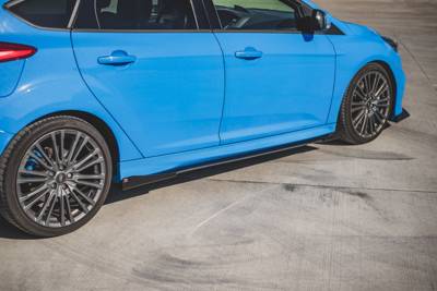 Street Pro Side Skirts Diffusers + Flaps Ford Focus RS Mk3