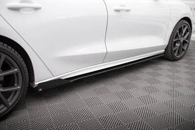 Street Pro Side Skirts Diffusers + Flaps Ford Focus ST / ST-Line Mk4