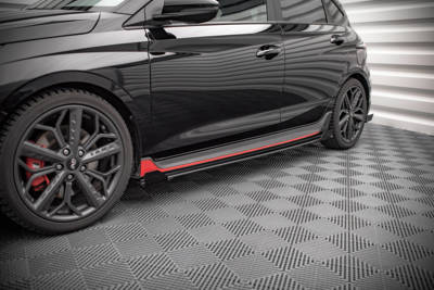 Street Pro Side Skirts Diffusers + Flaps Hyundai I20 N Mk3