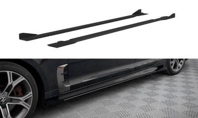 Street Pro Side Skirts Diffusers + Flaps Kia Stinger GT / GT-Line / Standard Mk1