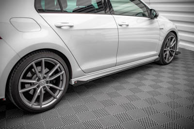 Street Pro Side Skirts Diffusers + Flaps Volkswagen Golf R Mk7