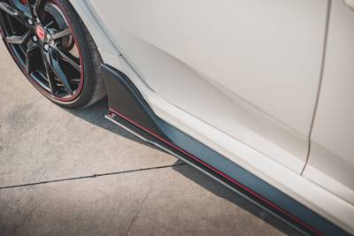 Street Pro Side Skirts Diffusers V.2 Honda Civic Type R Mk10