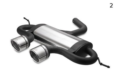 VOLKSWAGEN GOLF VI, GOLF V R32,  SCIROCCO 3  SPORTS EXHAUST MUFFLER EXHAUST