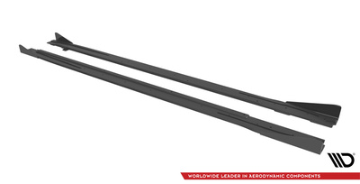 Street Pro Side Skirts Diffusers + Flaps V.1 Audi S3 / A3 S-Line 8Y / 8Y Facelift
