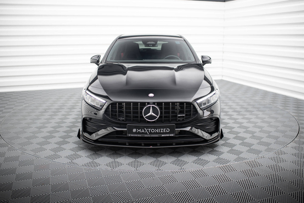 Street Pro Front Splitter + Flaps Mercedes-AMG A35 W177 Facelift