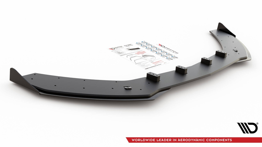 Street Pro Front Splitter + Flaps Mercedes-AMG C43 / AMG-Line Coupe C205