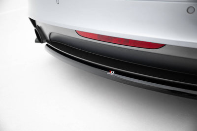 Central Rear Splitter for Audi TT S-Line 8J Facelift