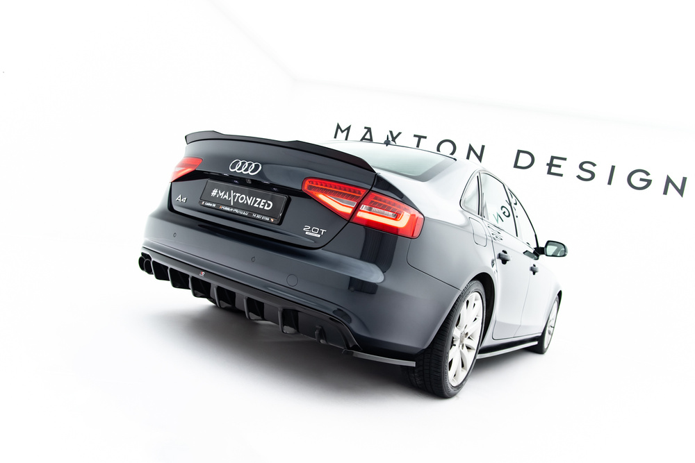 Rear Side Splitters Audi A4 B8 Facelift