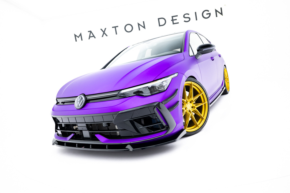 Set of Splitters V.5 Volkswagen Golf R Mk8 Facelift