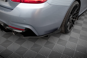 Street Pro Rear Side Splitters + Flaps BMW 435i Coupe M-Pack F32