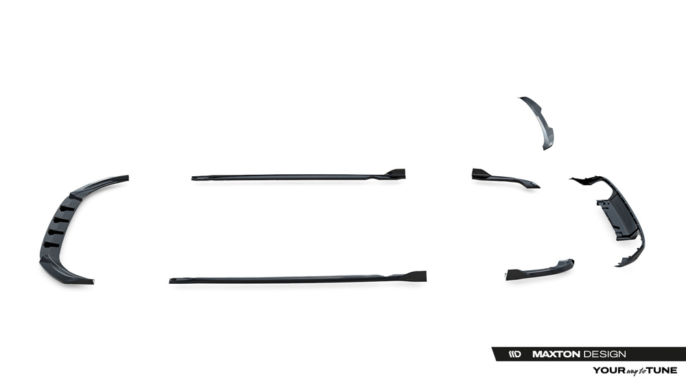 Set of Splitters Volkswagen Golf R Variant Mk8 Facelift