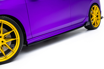 Side Skirts Diffusers V.2 + Flaps Volkswagen Golf R Mk8 Facelift