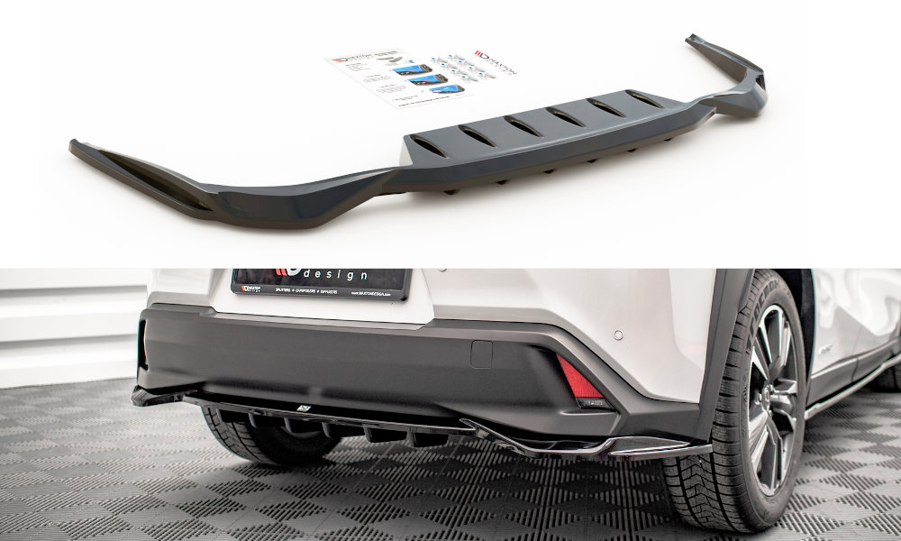 Rear Splitter (with vertical bars) Lexus UX Mk1