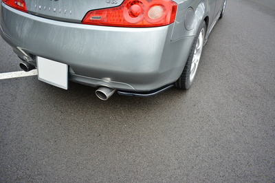 Rear Side Splitters Infiniti G35 Coupe