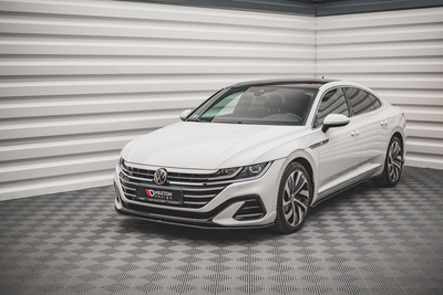 Street Pro Front Splitter Volkswagen Arteon Sedan / Shooting Brake R-Line Mk1 Facelift