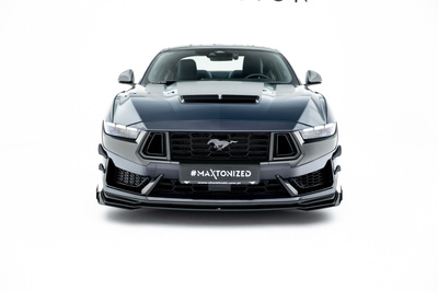 Street Pro Front Splitter + Flaps Ford Mustang Dark Horse Mk7