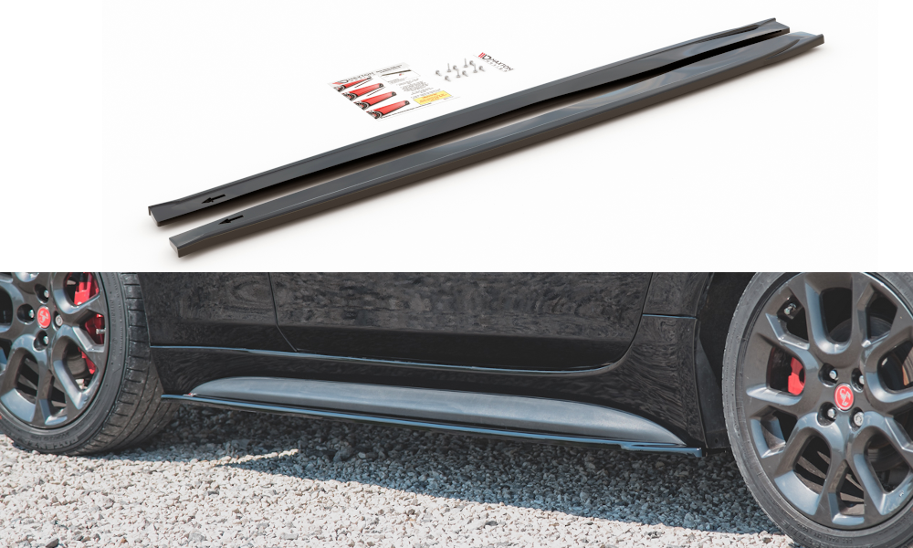 Side Skirts Diffusers Abarth 124 Spider 