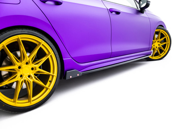 Set of Splitters V.4 Volkswagen Golf R Hatchback Mk8 Facelift