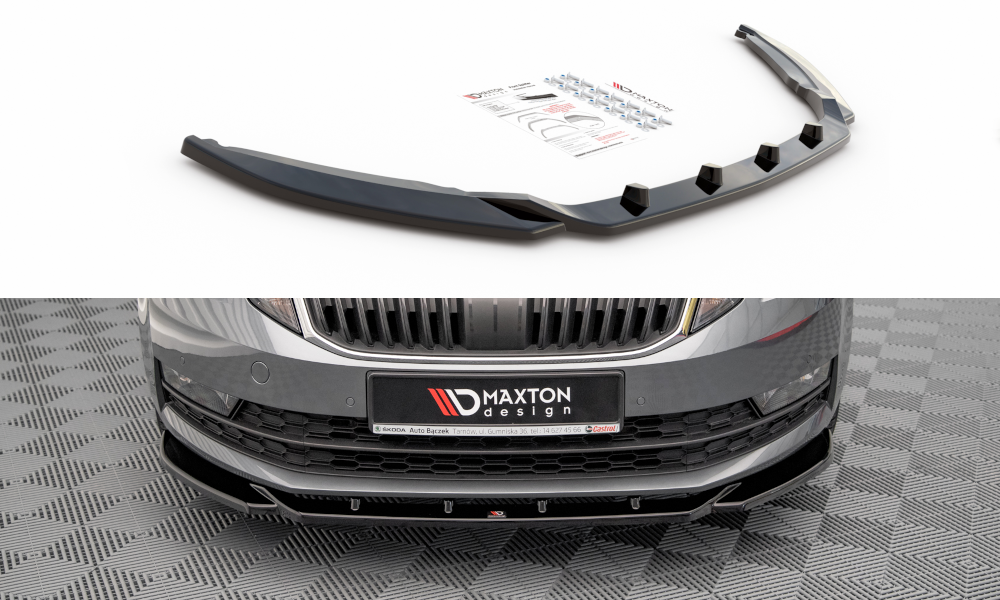 Front Splitter V.2 Skoda Octavia Mk3 Facelift