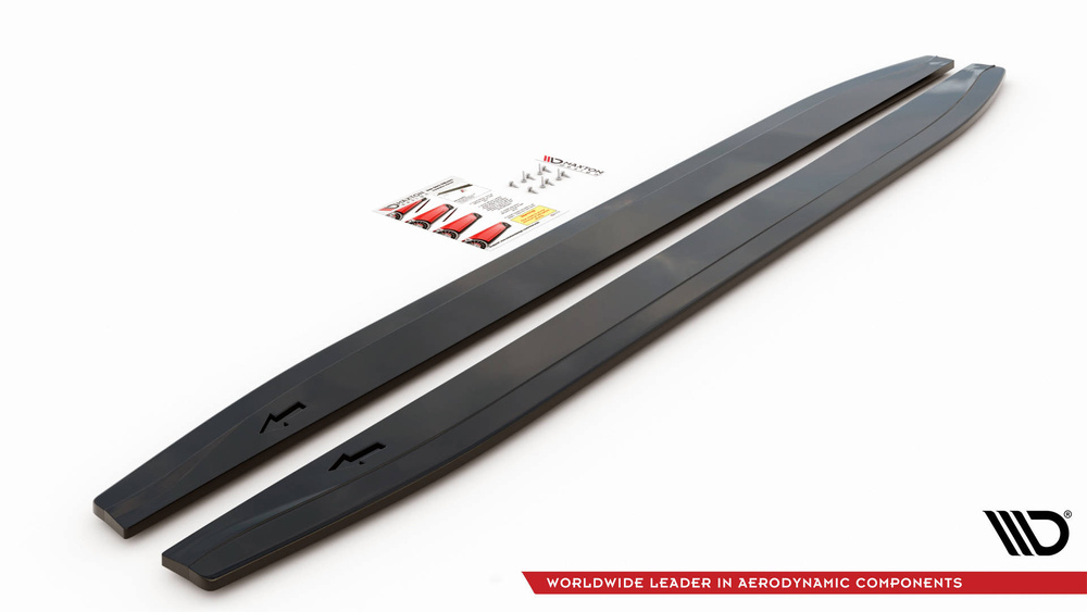 Side Skirts Diffusers V.1 Mercedes-Benz GLS AMG-Line X167 / X167 Facelift