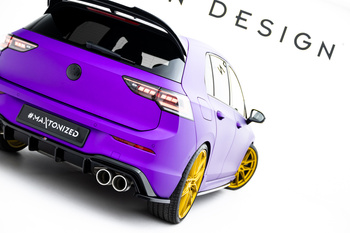 Rear Side Splitters V.4 for Volkswagen Golf R Hatchback Mk8 Facelift