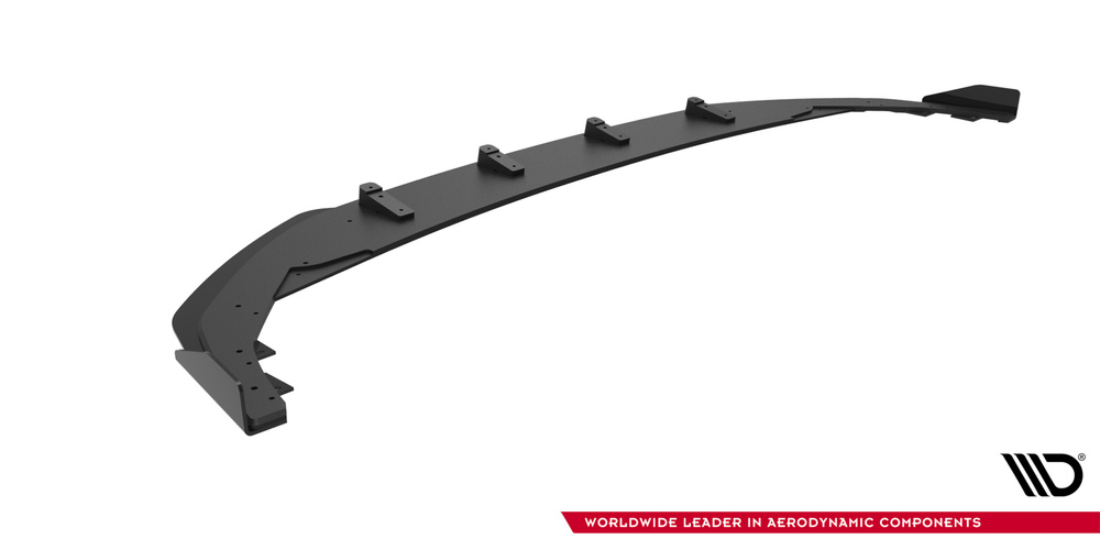 Street Pro Front Splitter + Flaps Volkswagen Golf R Hatchback Mk8 Facelift