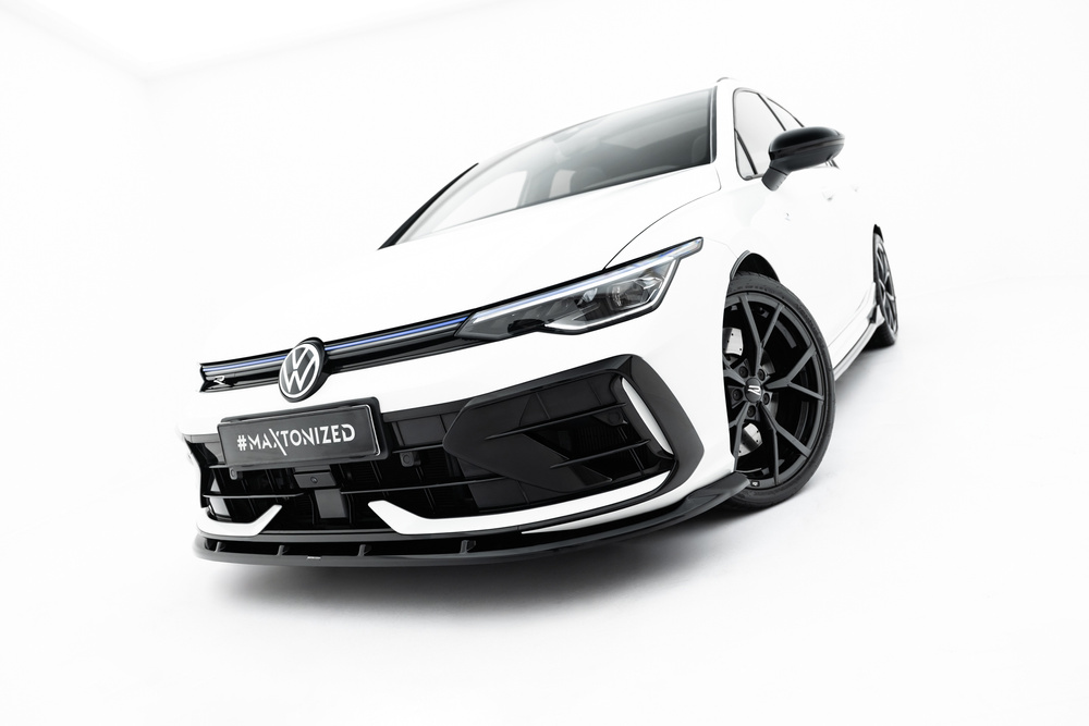 Front Splitter V.2 Volkswagen Golf R Variant Mk8 Facelift