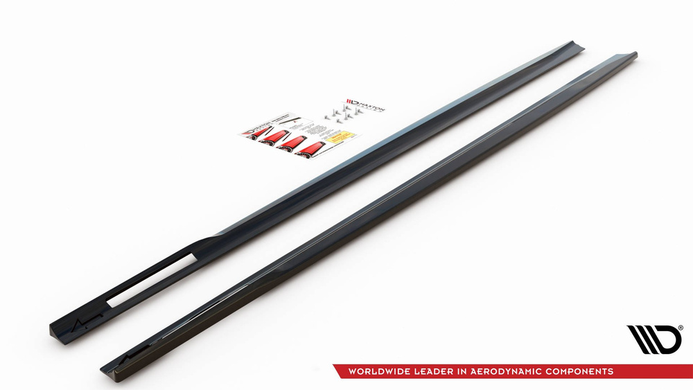 Side Skirts Diffusers V.1 BMW 4 M-Pack / M440i G22 / G23 / G22 Facelift / G23 Facelift