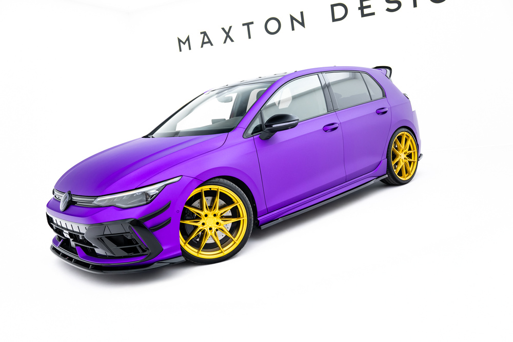 Side Skirts Diffusers V.1 Volkswagen Golf R Hatchback Mk8 Facelift
