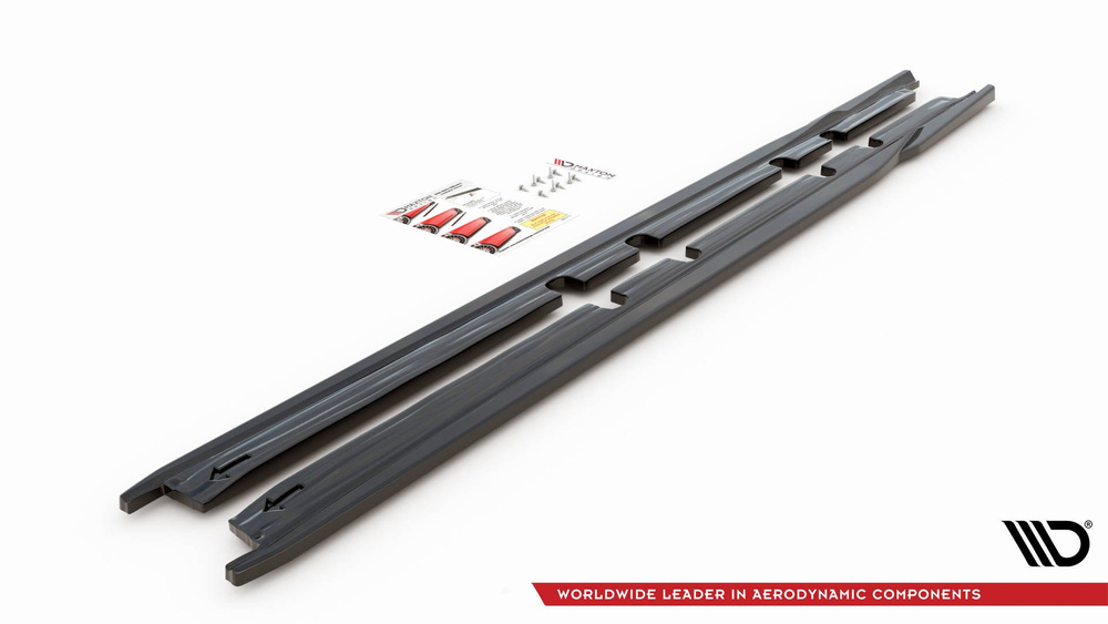 Side Skirts Diffusers V.1 Seat Leon FR ST / Hatchback Mk4 / Cupra Leon ST / Hatchback Mk1 / Mk1 Facelift