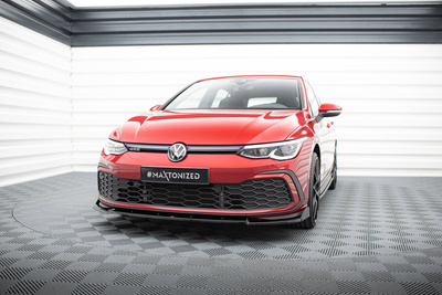 Front Splitter V.3 + Flaps Volkswagen Golf GTI / GTE / GTD / R-Line Mk8