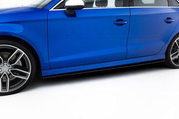 Street Pro Side Skirts Diffusers Audi S3 / A3 S-Line Sedan 8V