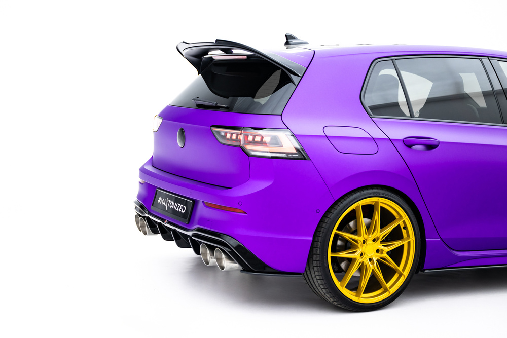 Street Pro Rear Side Splitters V.2 Volkswagen Golf R Hatchback Mk8 / Mk8 Facelift