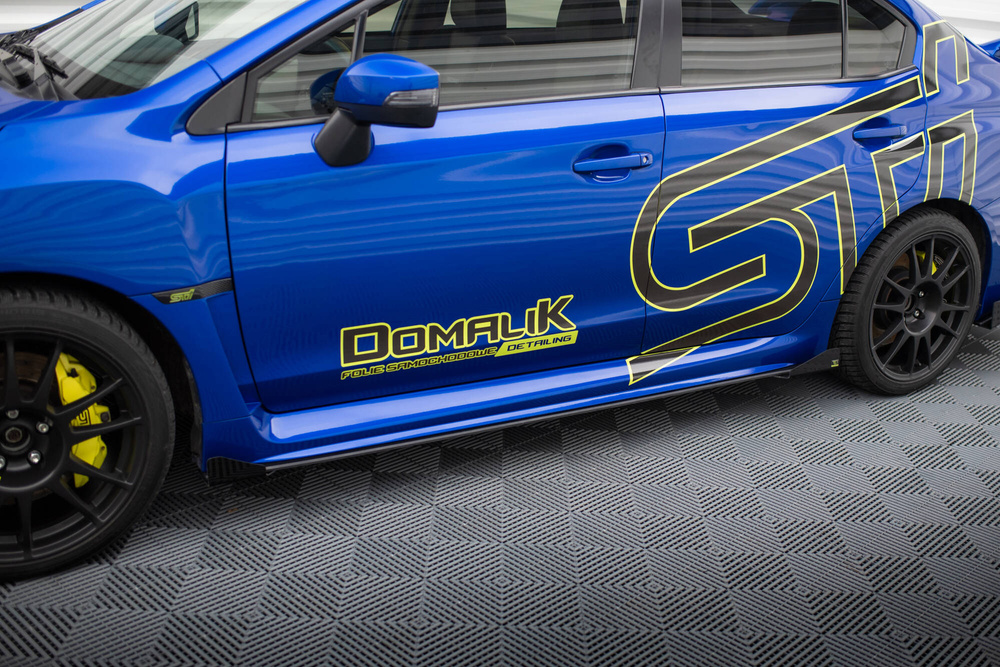 Street Pro Side Skirts Diffusers + Flaps Subaru WRX STI Mk1