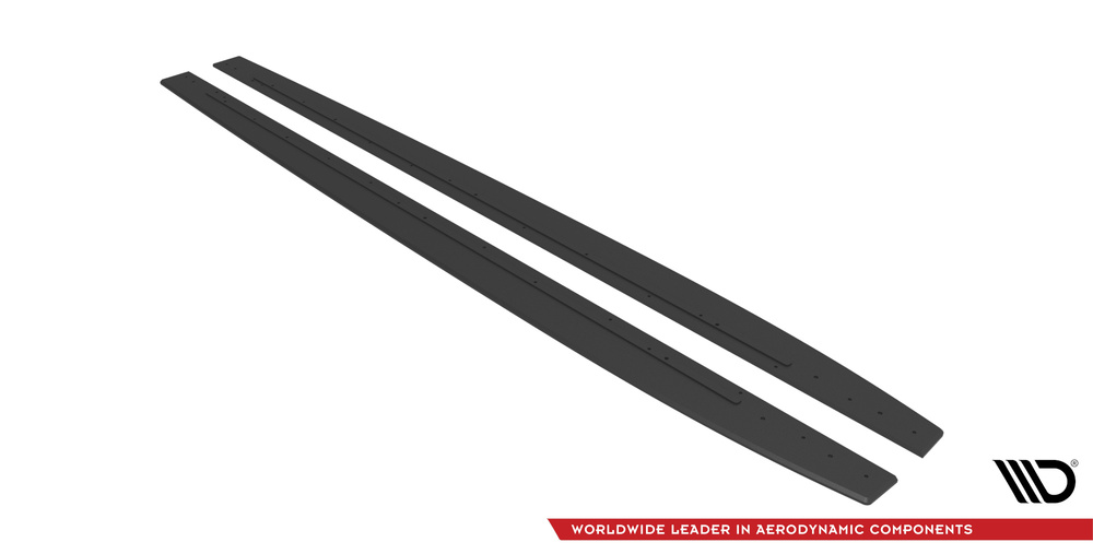 Street Pro Side Skirts Diffusers Mercedes-AMG C43 Coupe / Cabrio C205  Facelift / A205 Facelift