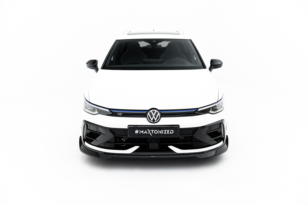 Front Splitter V.4 Volkswagen Golf R Variant Mk8 Facelift