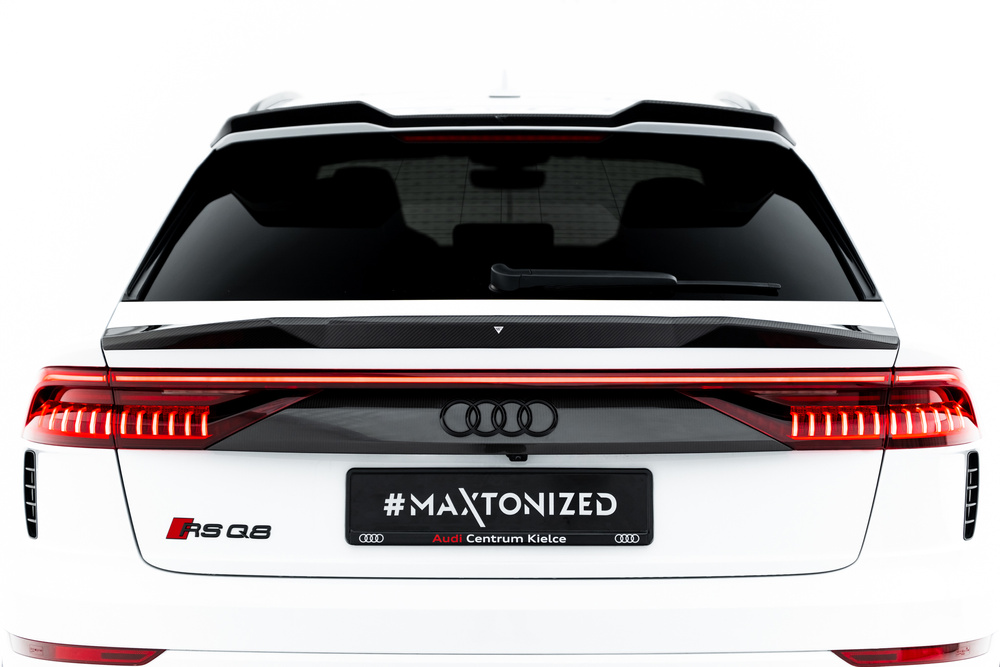 Prepreg Carbon Fiber Tailgate Spoiler (Lower) Audi RSQ8 / SQ8 / Q8 S-Line / Q8 Mk1