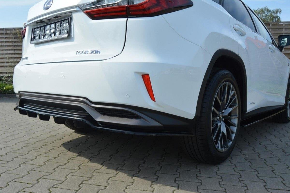 Rear Splitter Lexus RX Mk4 H (with vertical bars)