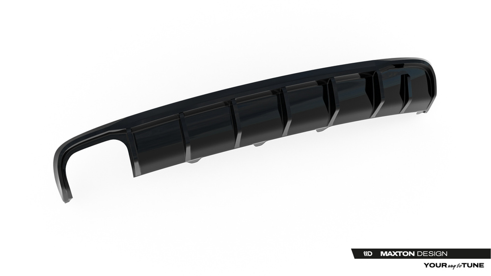 Rear Valance Audi A4 B8 Facelift (Single side dual exhaust version)