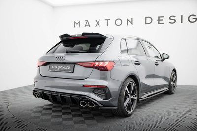Prepreg Carbon Fiber Tailgate Spoiler Audi RS3 / S3 / A3 S-Line Sportback 8Y / 8Y Facelift