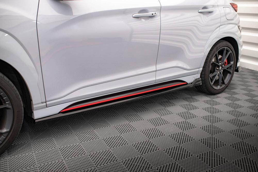 Side Skirts Diffusers V.1 + Flaps Hyundai Kona N Mk1