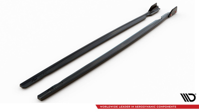 Side Skirts Diffusers V.2 + Flaps Volkswagen Golf R Mk8 Facelift