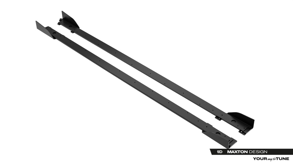 Street Pro Side Skirts Diffusers + Flaps Lexus IS 500 Mk3 Facelift 2 (XE30)