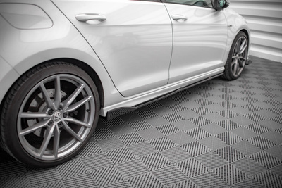 Side Skirts Diffusers V.2 Volkswagen Golf R / R-Line Mk7