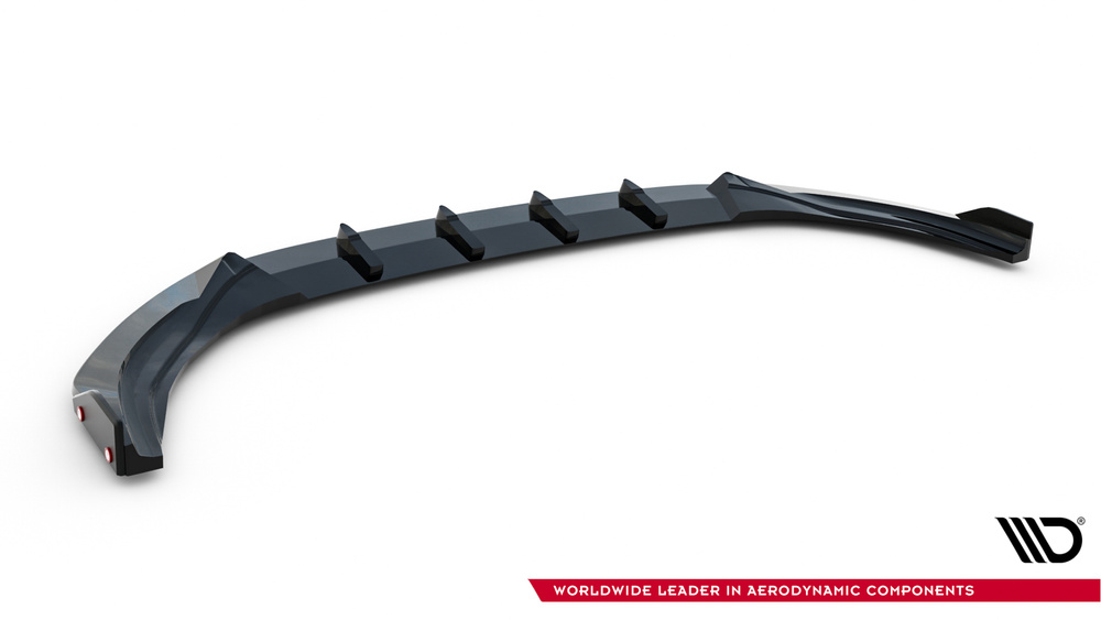 Front Splitter V.3 + Flaps Volkswagen Golf R Hatchback / Variant Mk8 Facelift